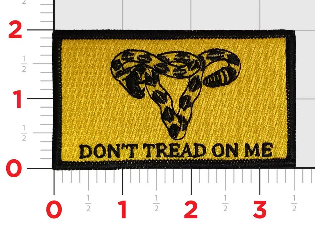 Gadsden Don't Tread On Me Female Pilot Flag Patch 1