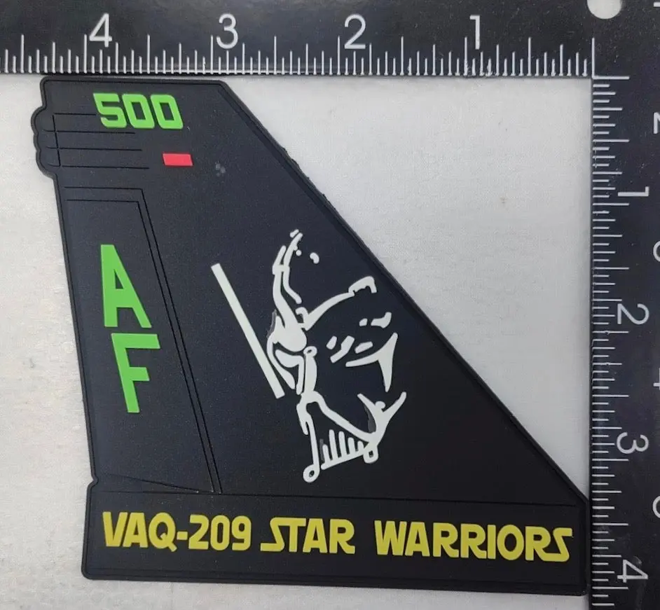 Official Vaq-209 Star Warriors Pvc Glow Patch 1
