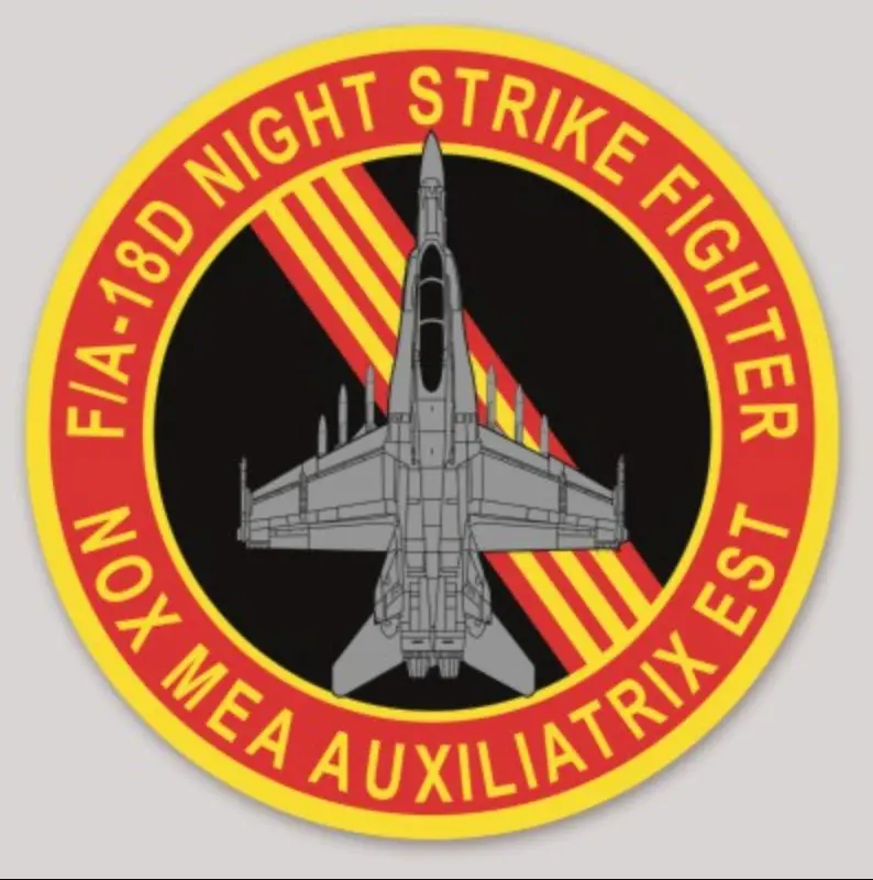 Official Vmfa(Aw)-224 Bengals F-18 Sticker 1