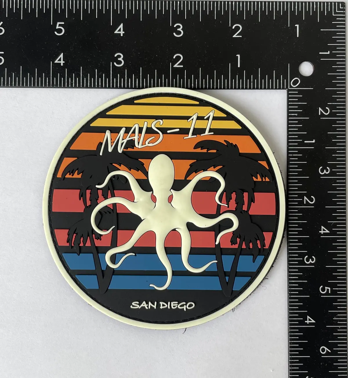 Official Mals-11 Devilfish San Diego Pvc Patch 1
