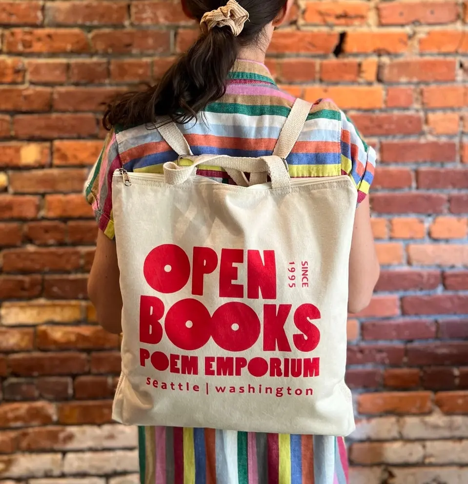 Tote And Backpack Combo With Red Lettering 1