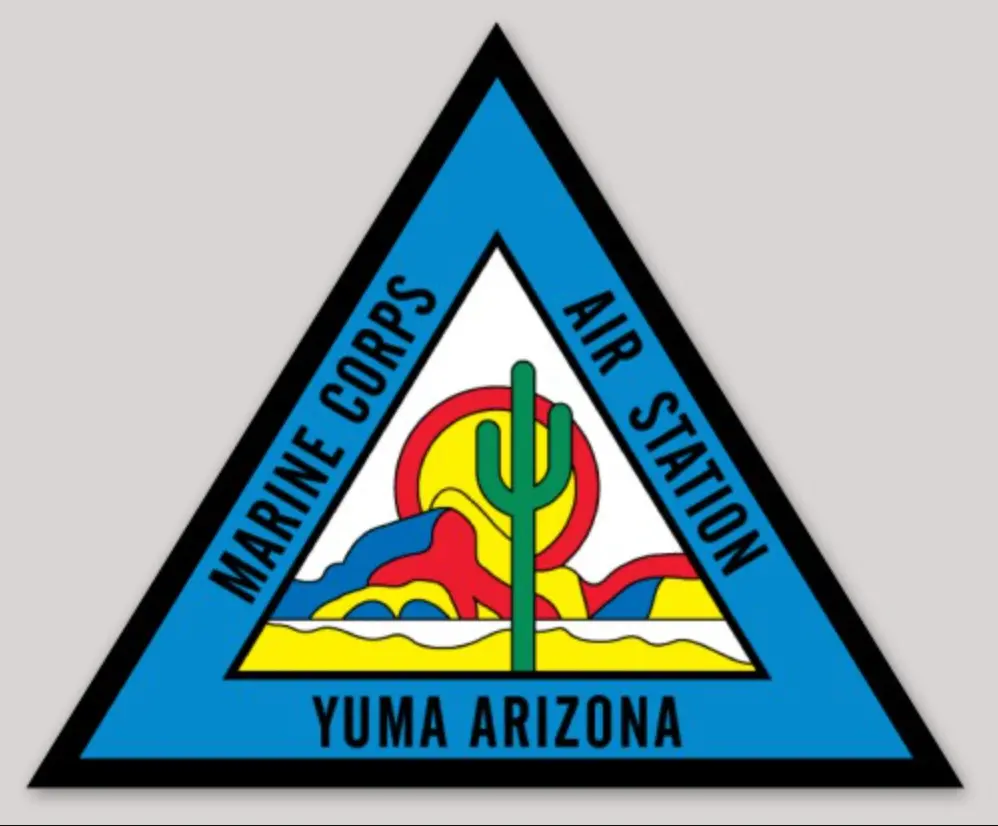 Officially Licensed Usmc Mcas Yuma Sticker 1