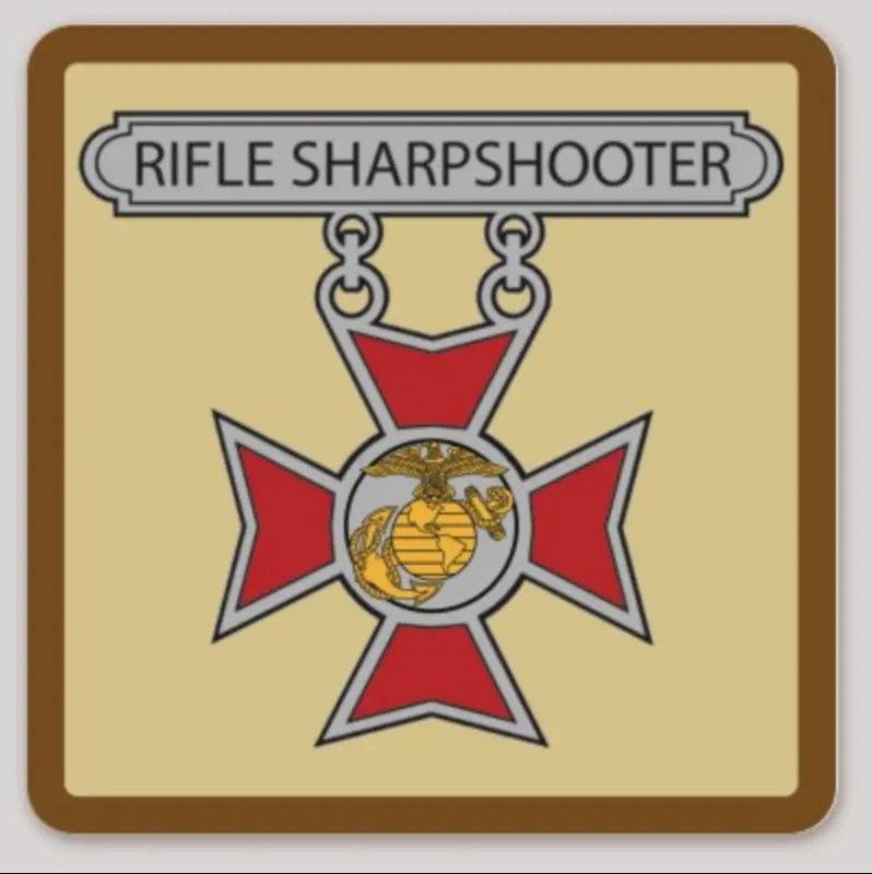 Official Rifle Sharpshooter Sticker 1