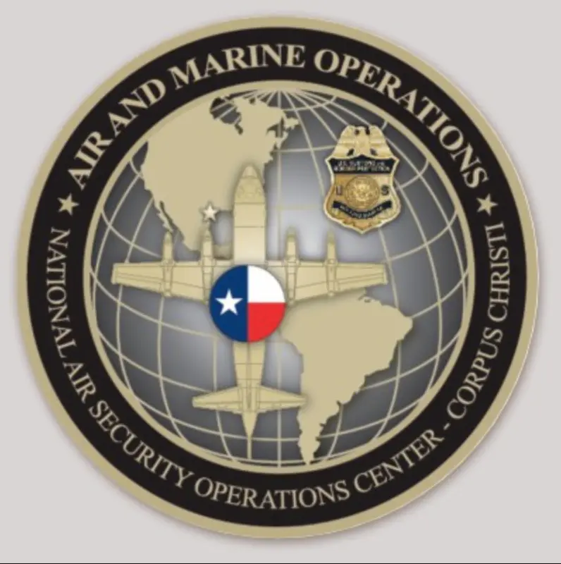 Cbp Nasoc Corpus Christi P-3 Orion Sticker 1