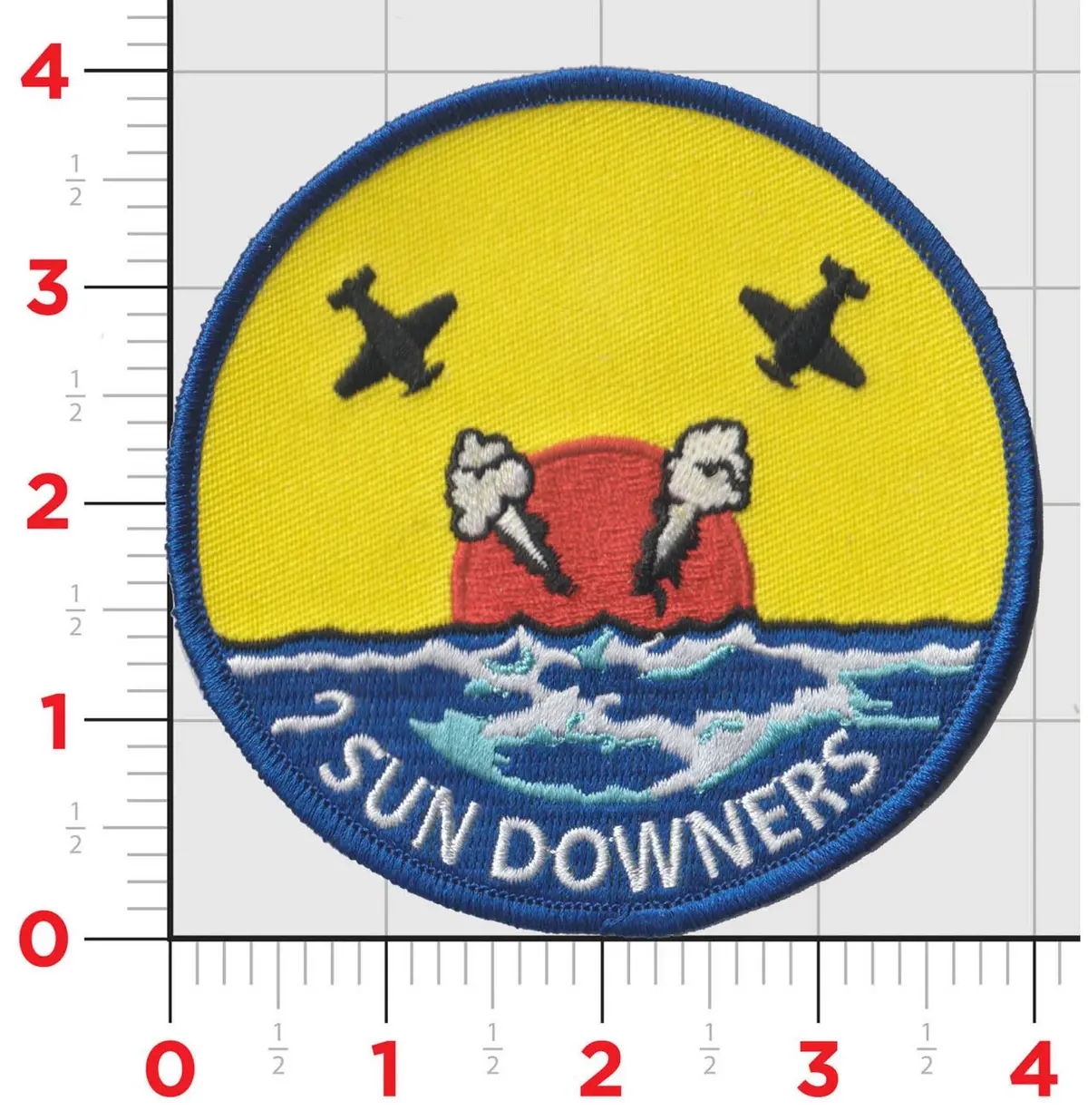 Officially Licensed Us Navy Vf-111 / Vfc-111 Sundowners Patch 1