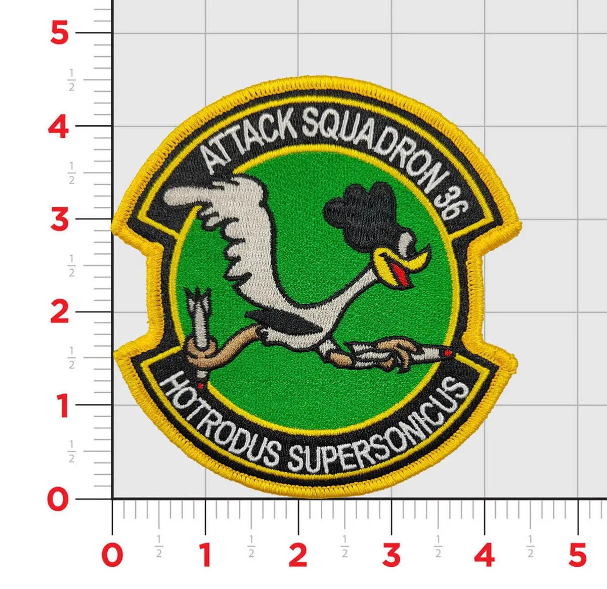 Officially Licensed Us Navy Va-36 Roadrunners Patch 1