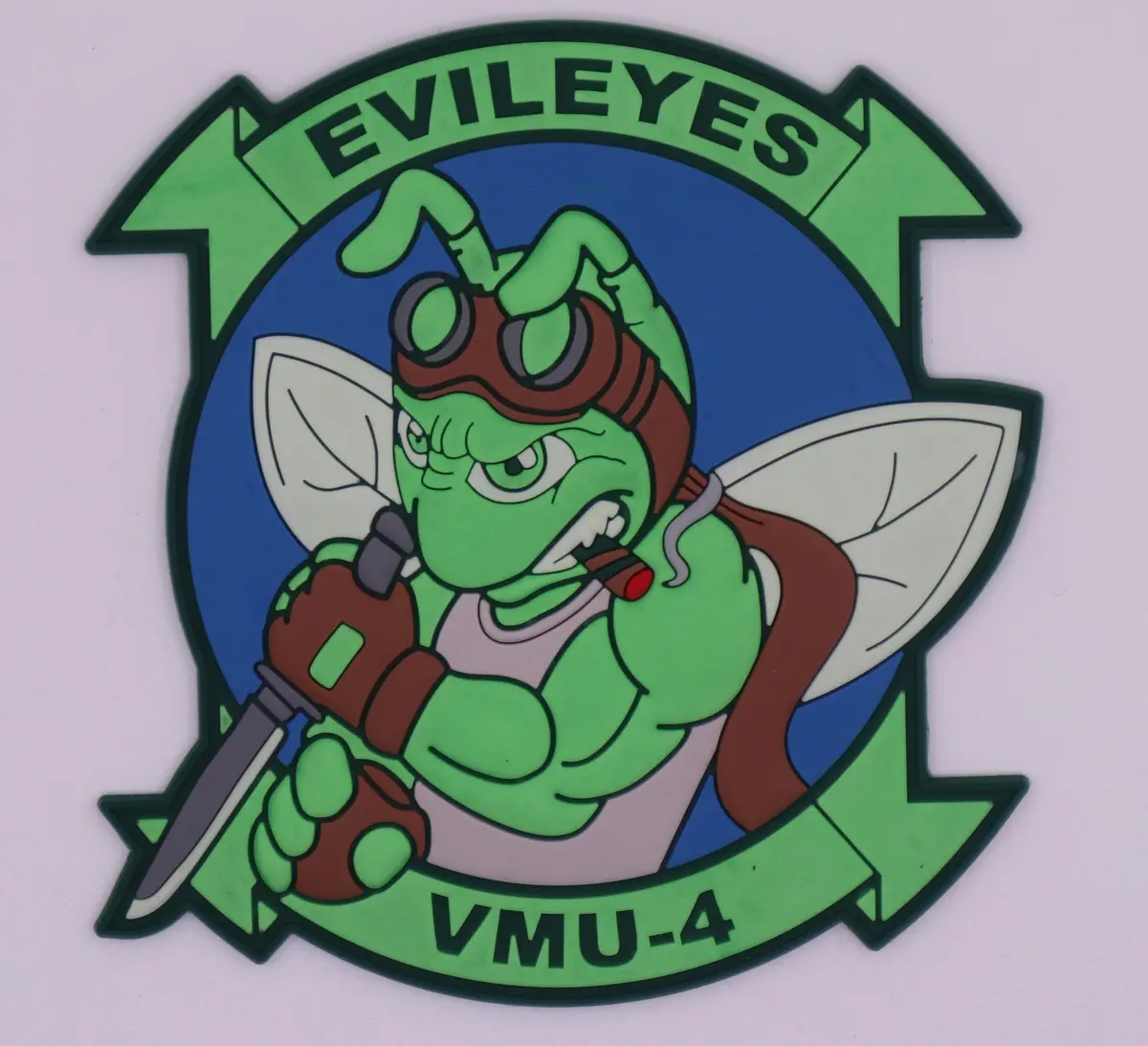 Official Vmu-4 Evil Eyes Pvc Glow Patches 1