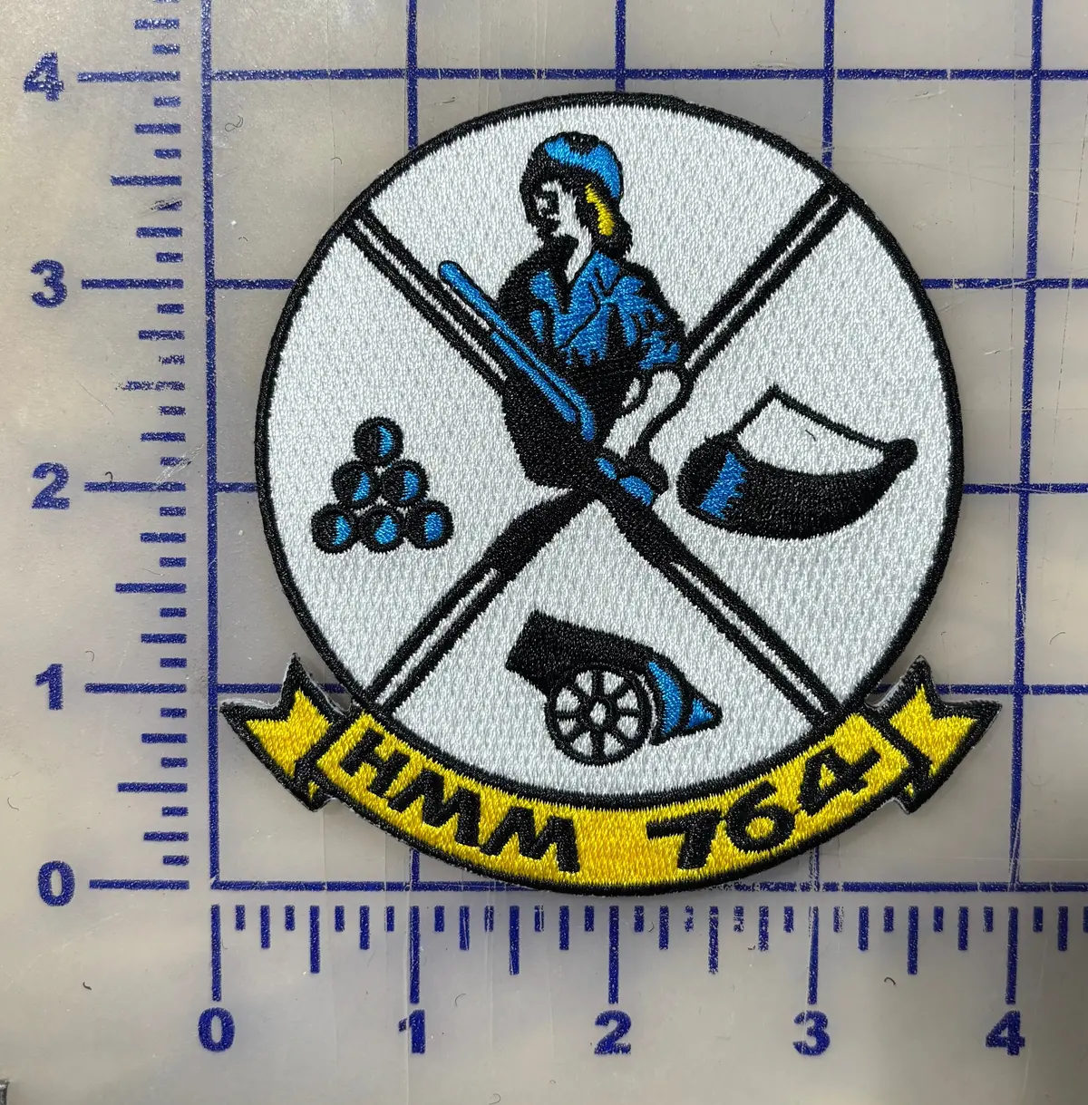 Officially Licensed Usmc Hmm-764 Moonlighters Throwback Patch 1