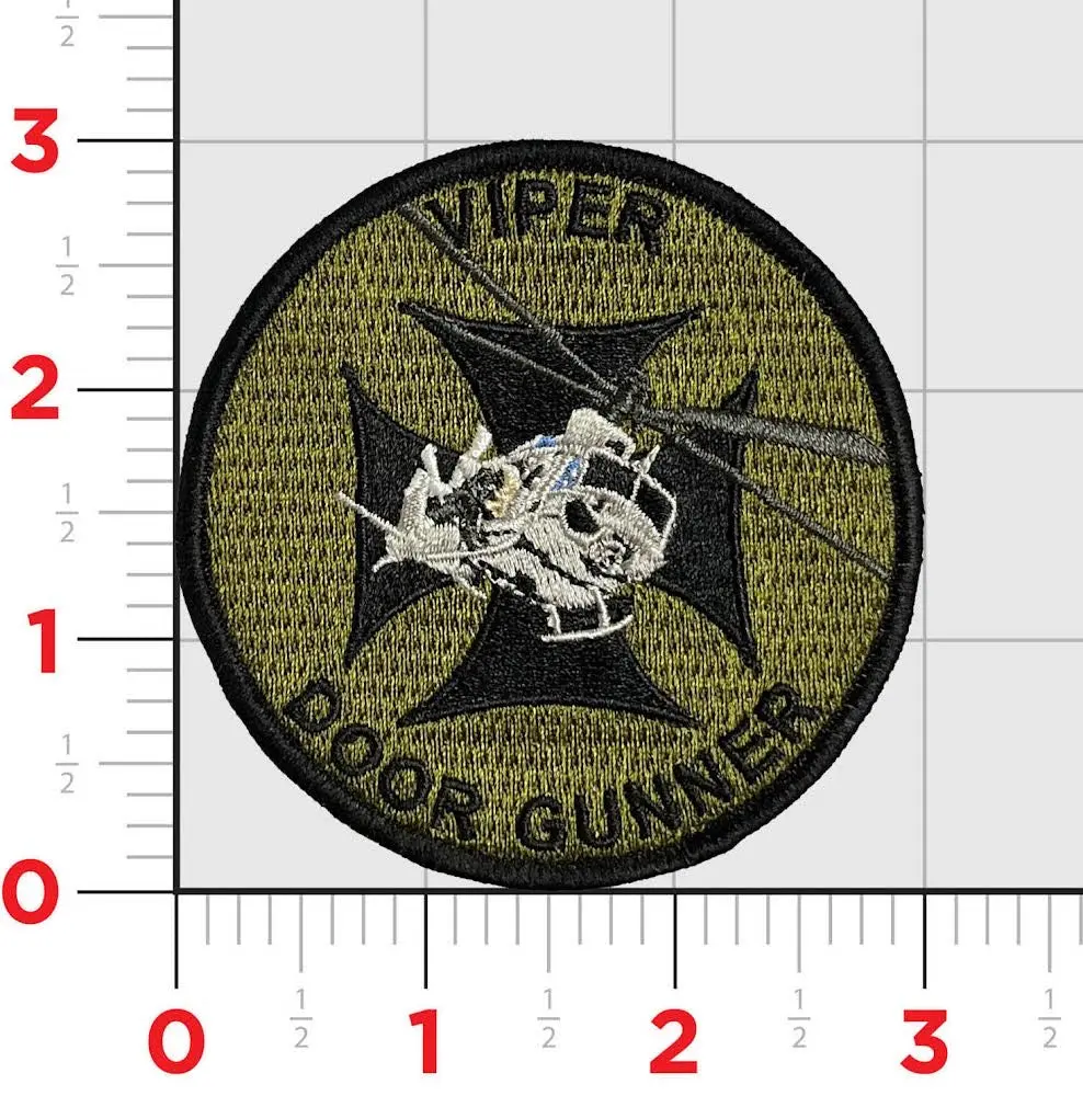 Official Hmla-169 Vipers Door Gunner Shoulder Patch 1