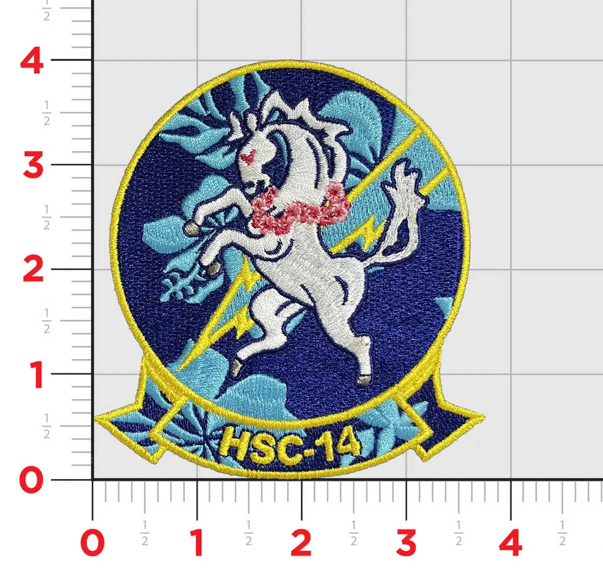 Official Hsc-14 Chargers Holiday Patches 1