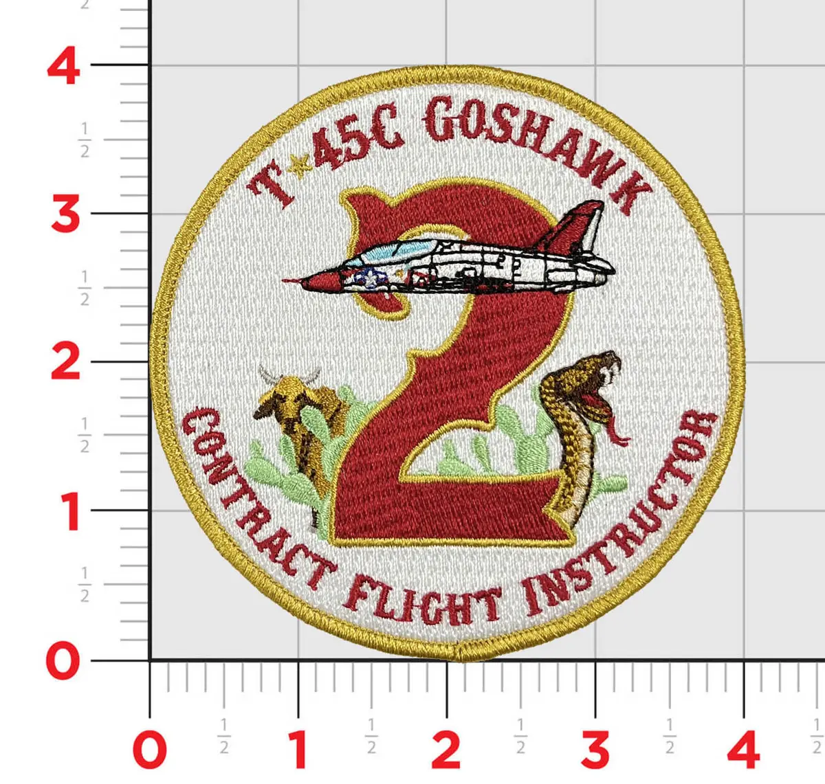 Nas Kingsville T-45 Contract Flight Instructor Patch Training Wing 2 1