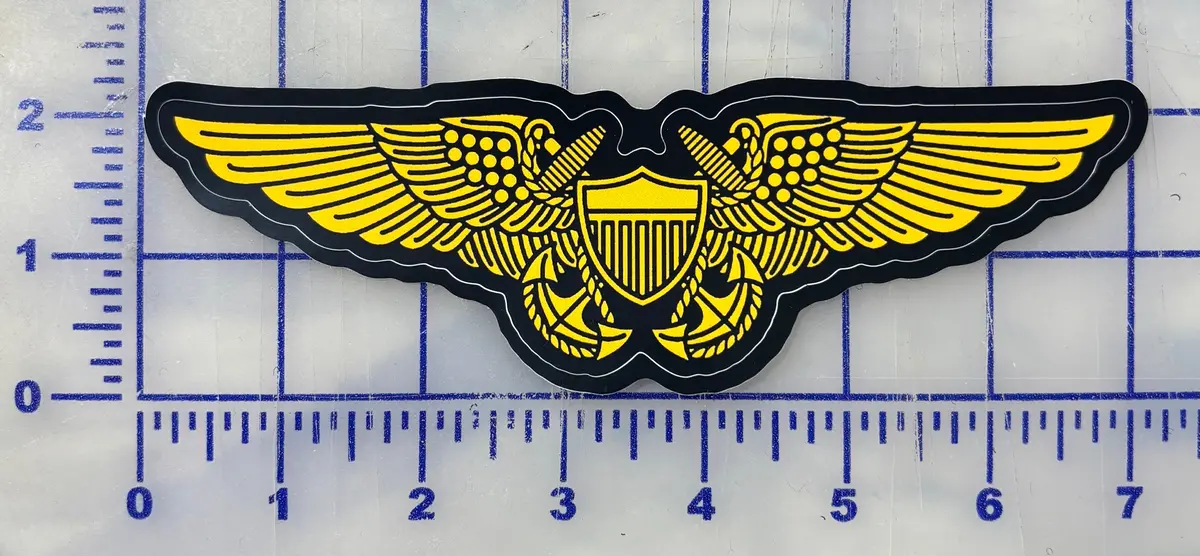 Navy/Usmc Nfo/Wso Wings Sticker 1