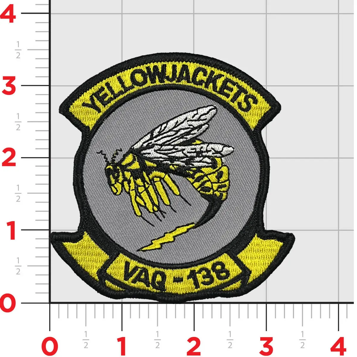 Officially Licensed Us Navy Vaq-138 Yellow Jackets Squadron Patch 1