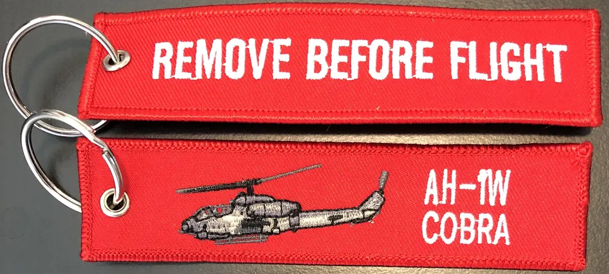 Ah-1W Remove Before Flight Key Ring 1