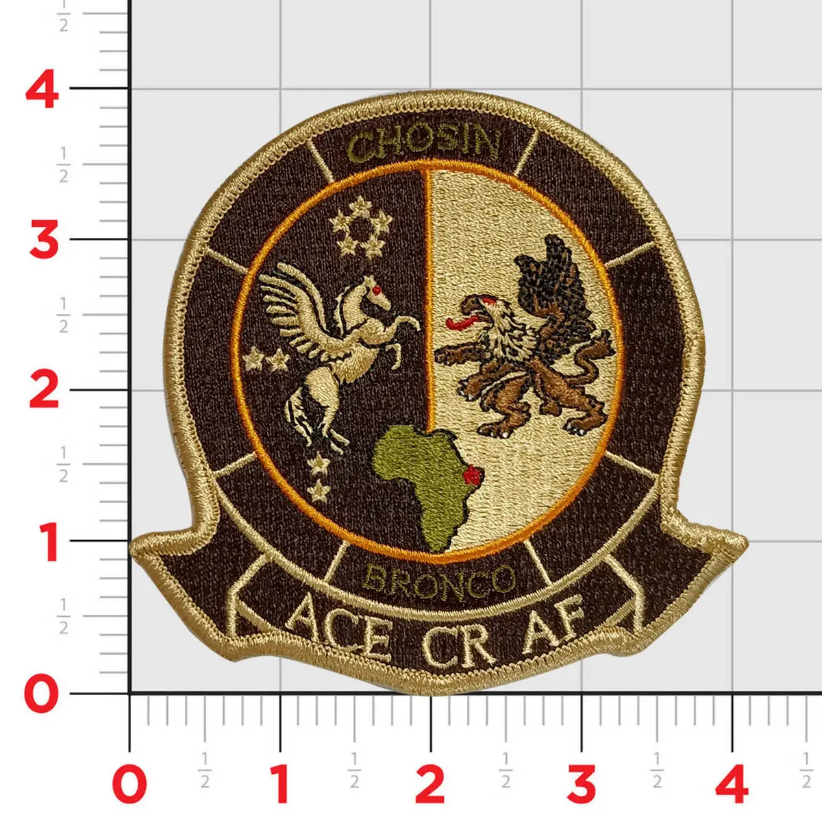 Official Vmgr-252/ Vmm-266 Djibouti Det Chosin Bronco Patch 1