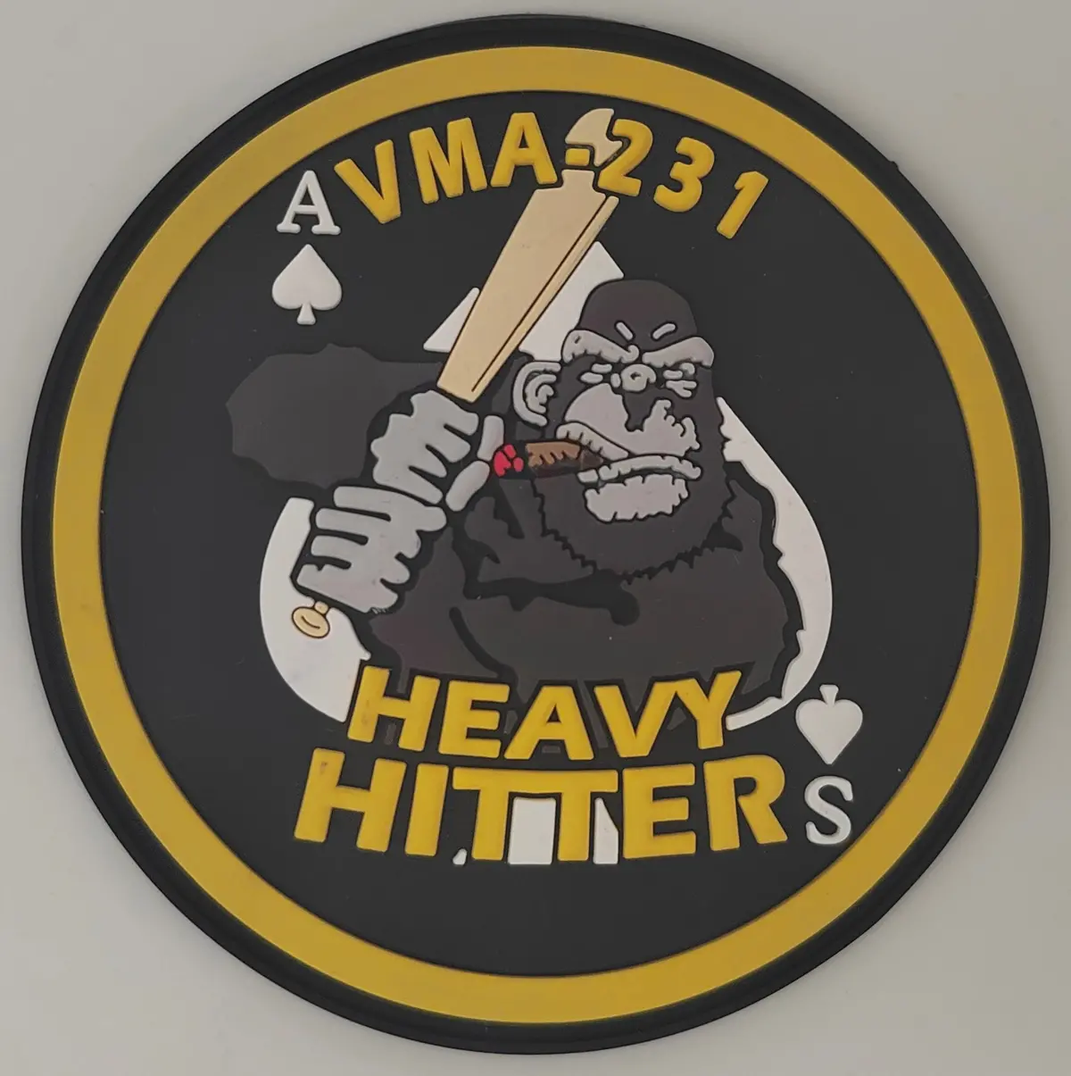 Official Vma-231 Ace Of Spades Heavy Hitters Maintenance Patch 1