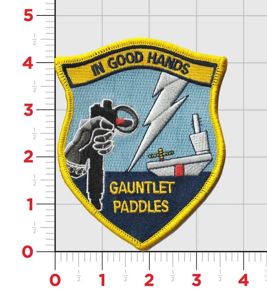 Official Vaq-136 Gauntlets Paddles Patch 1