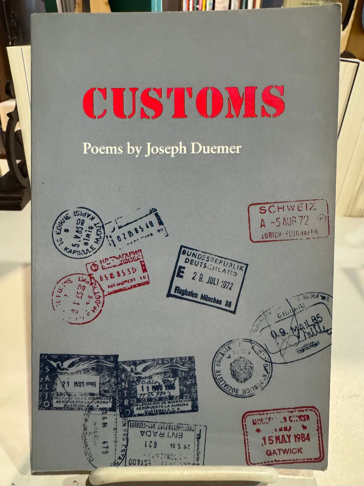[Rare] Duemer, Joseph: Customs [Used Paperback] 1