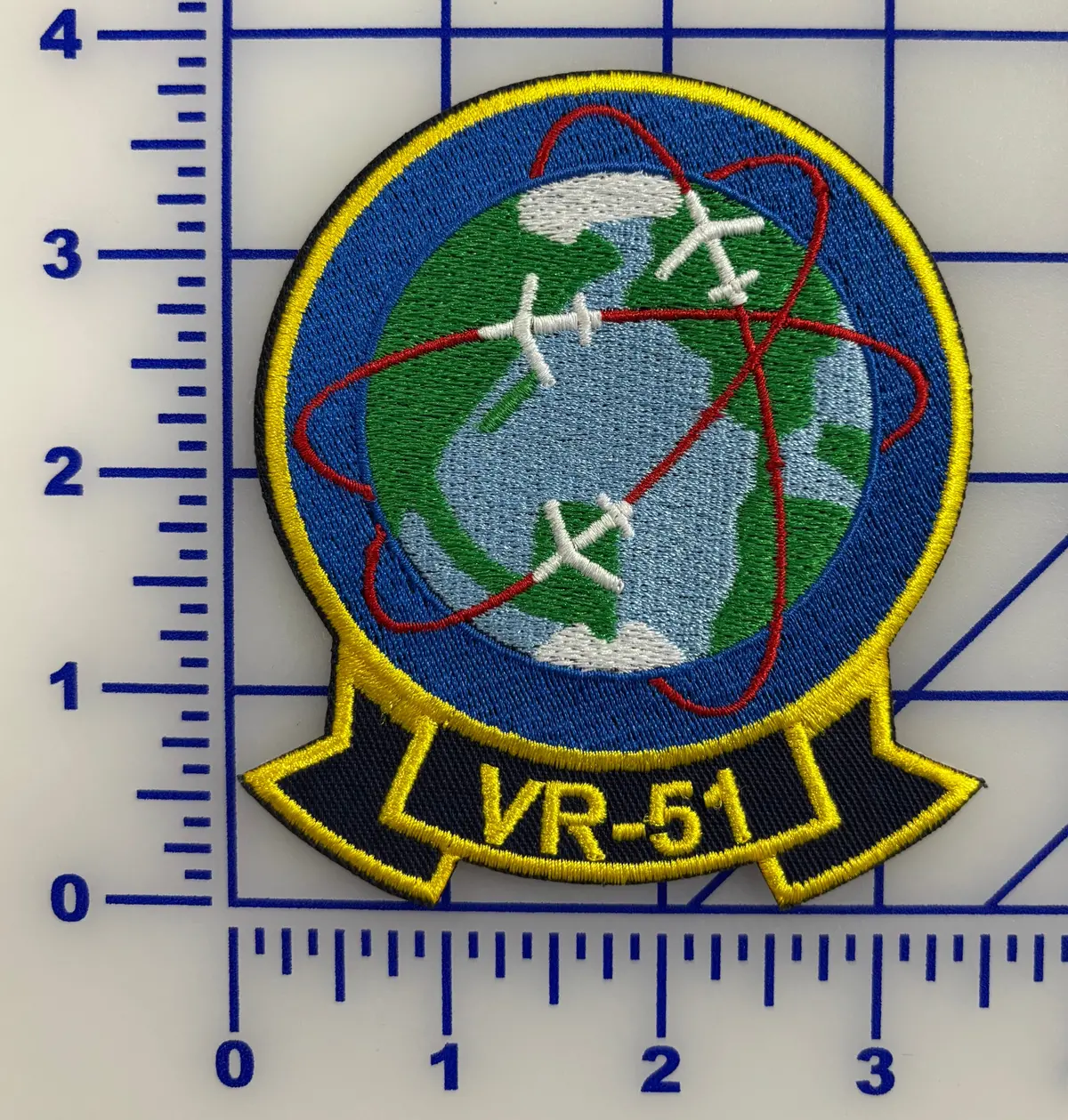 Officially Licensed Us Navy Vr-51 Windjammers Squadron Patch 1