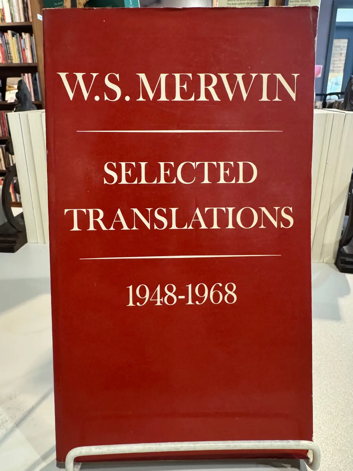 Merwin, W.S.: Selected Translations 1948-1968 [Used Paperback] 1