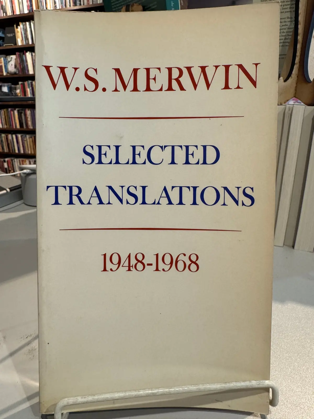 Merwin, W.S.: Selected Translations 1948-1968 [Used Paperback] 1