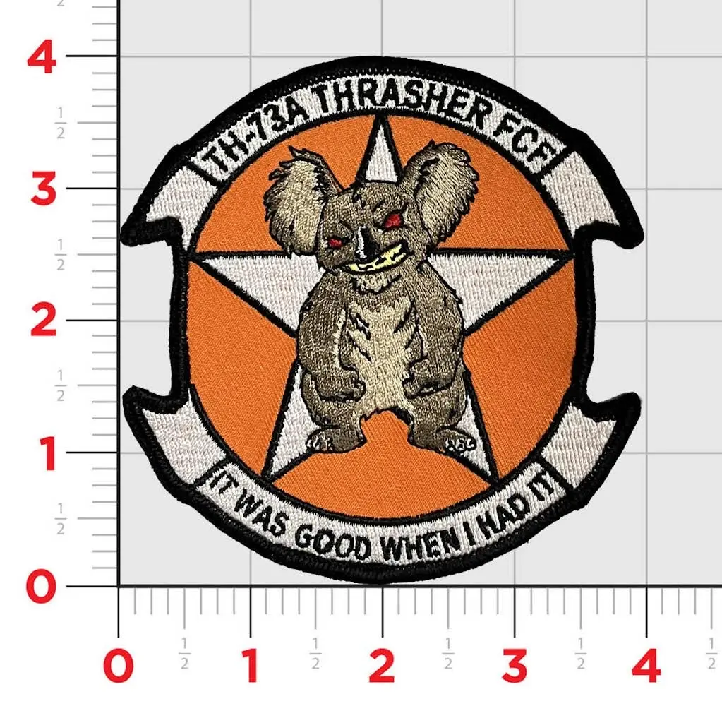 Officially Licensed Th-73A Thrasher Fcf Functional Check Flight Patch 1