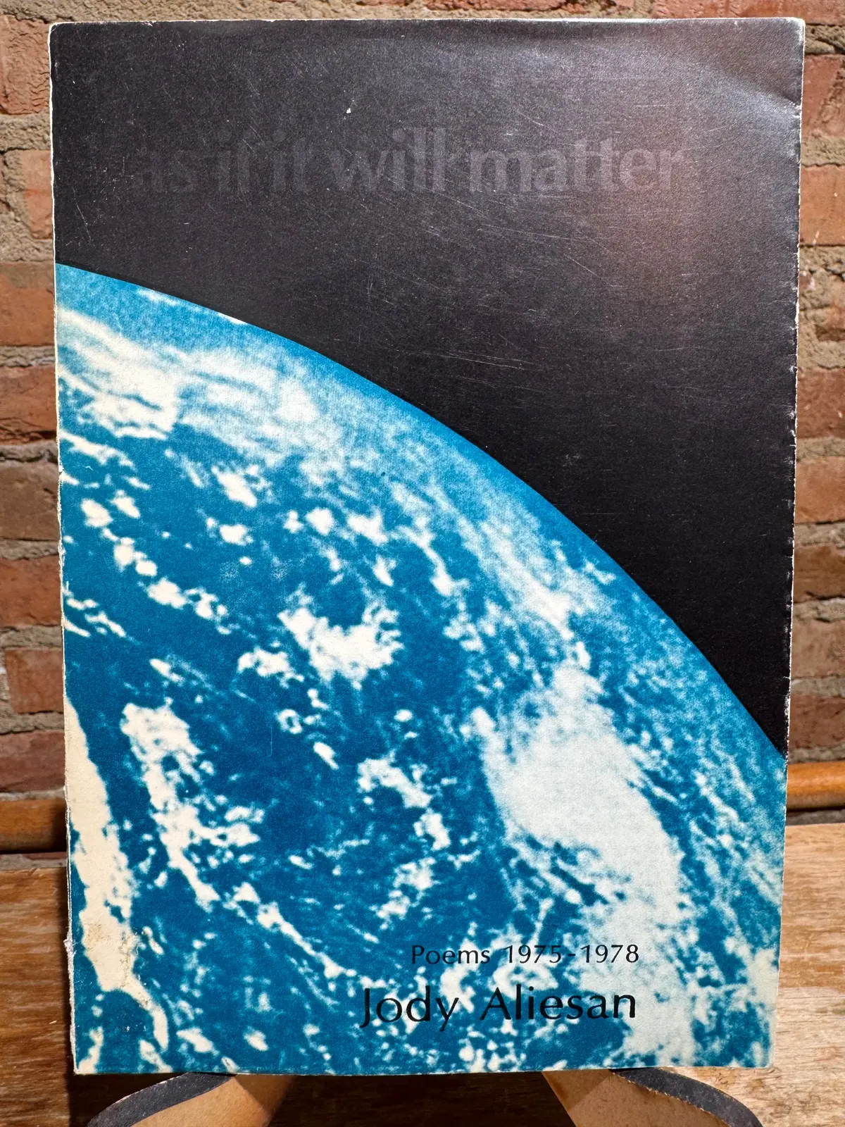 Aliesan, Jody: As If It Will Matter [Used Paperback] 1