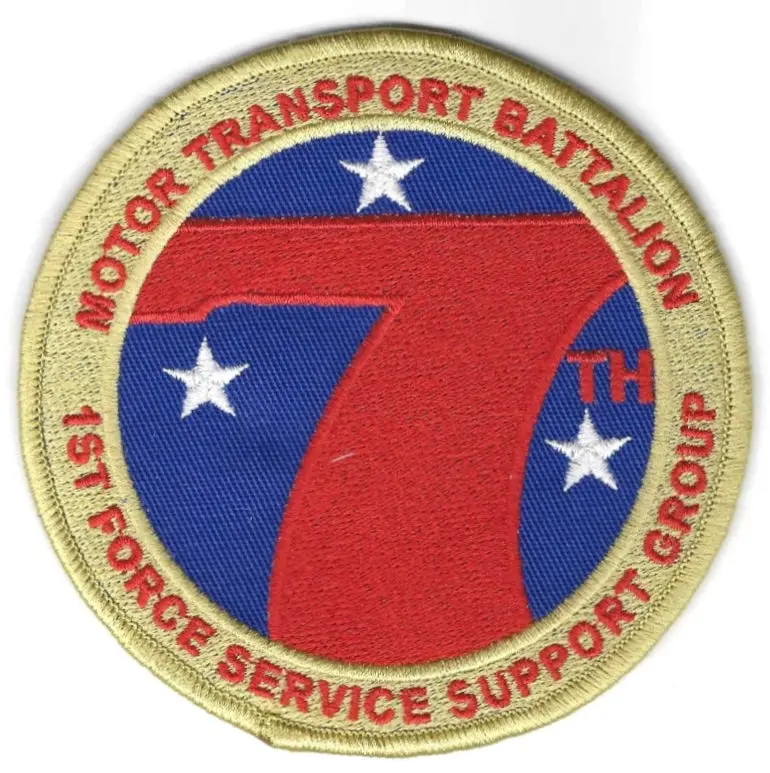 Officially Licensed 7Th Motor Transport Patch 1