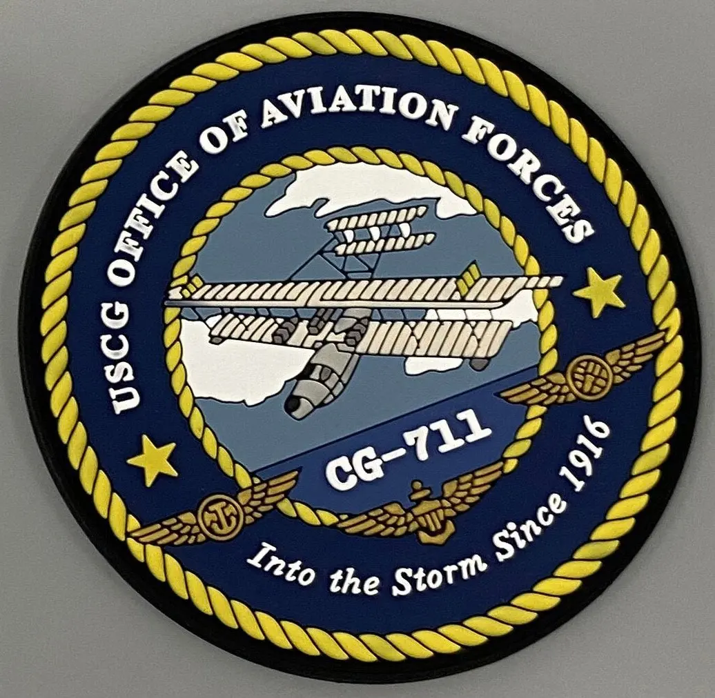 Official Us Coast Guard Office Of Aviation Forces Pvc Patch 1