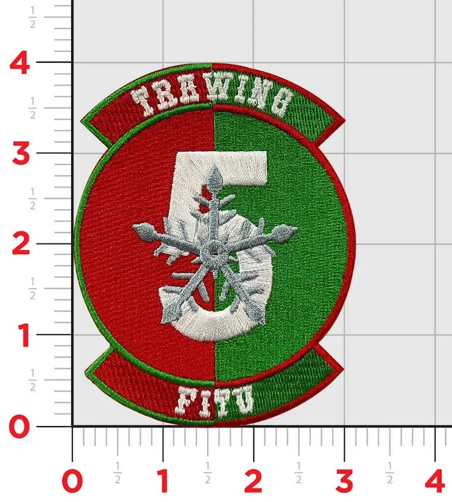 Official Training Air Wing Five Tw-5 Christmas Patch 1