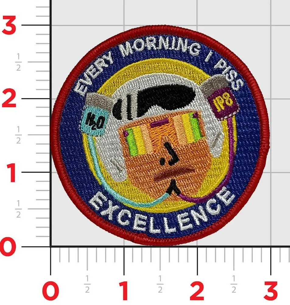 Every Morning I Piss Excellence Shoulder Patch 1