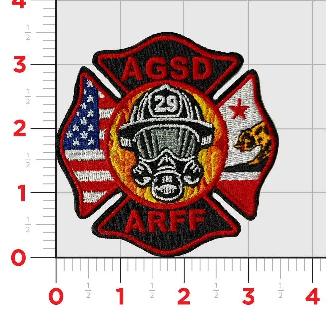 Official 29 Palms Agsd Fire Rescue Patch 1