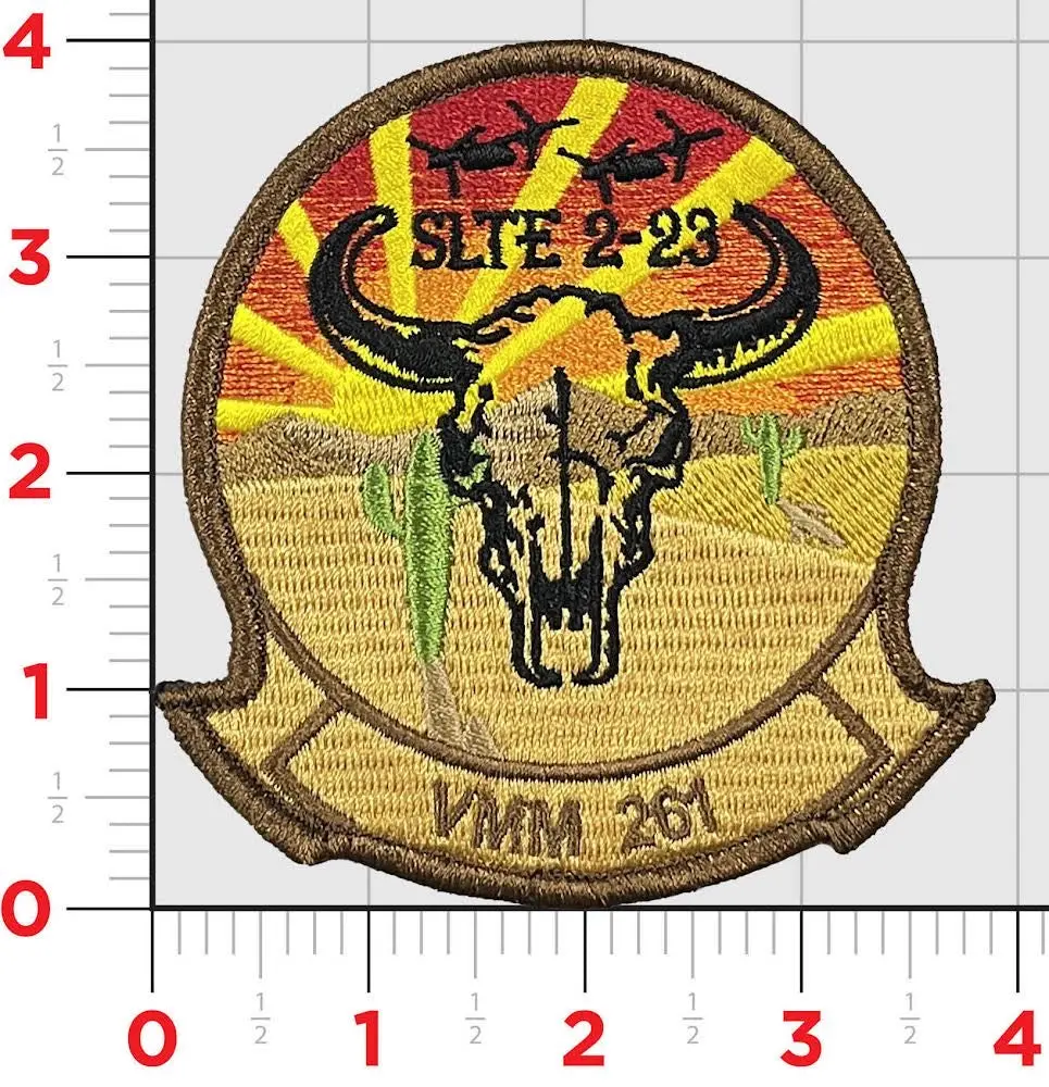 Official Vmm-261 Slte 2-23 Squadron Patch 1