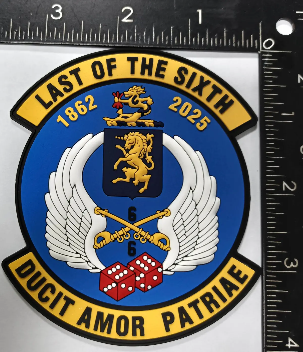 Official 6/6 Cavalry Last Of The 6Th Cav Patch 1