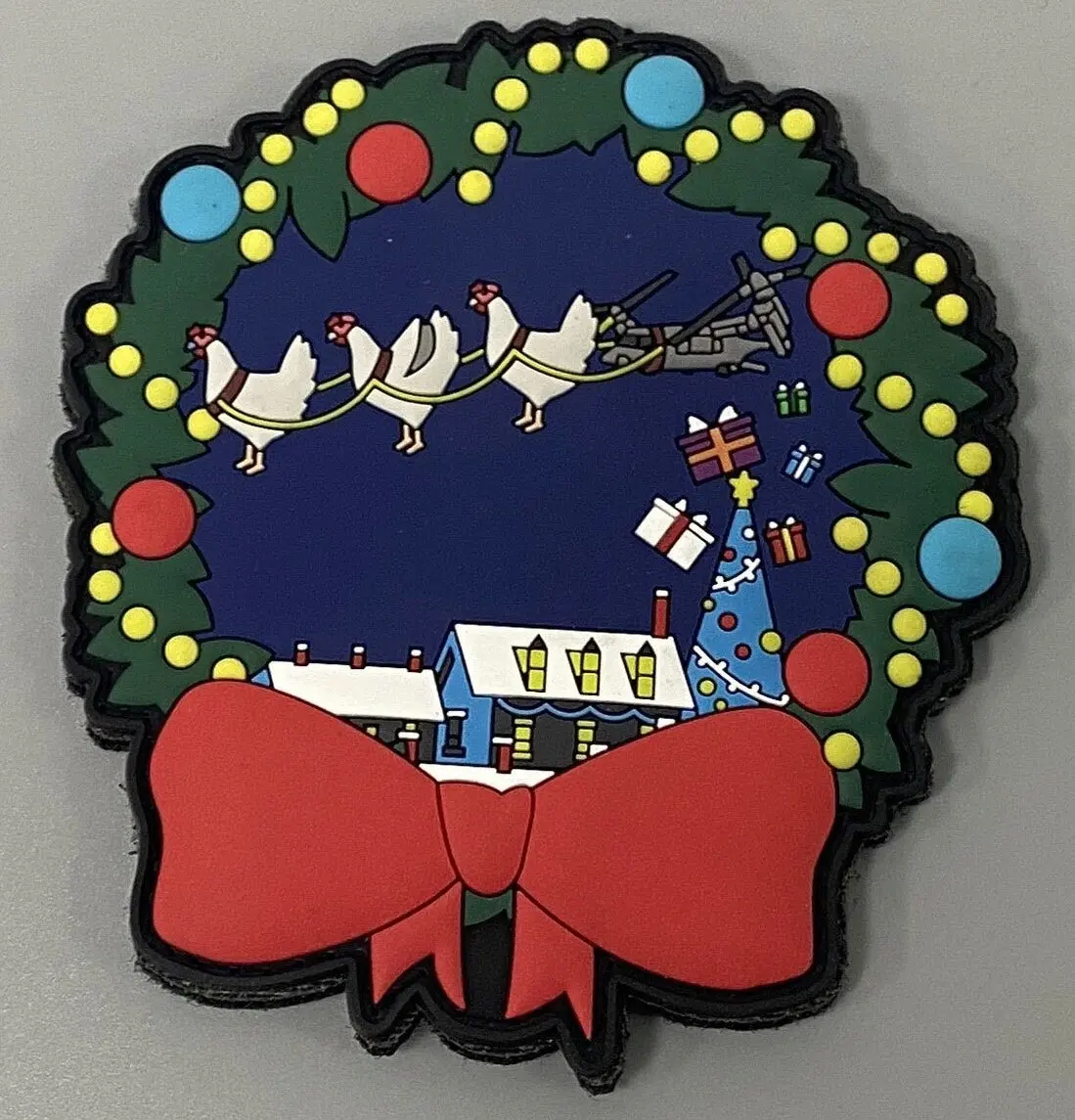 Official Vmm-263 Thunder Chickens Christmas Pvc Patch 1