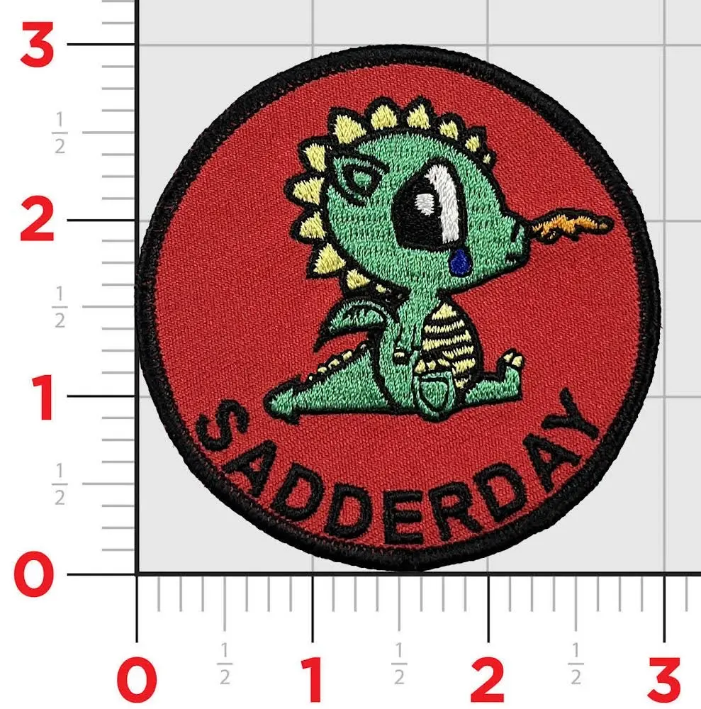 Official Vmm-265 Dragons Sadderday Shoulder Patch 1