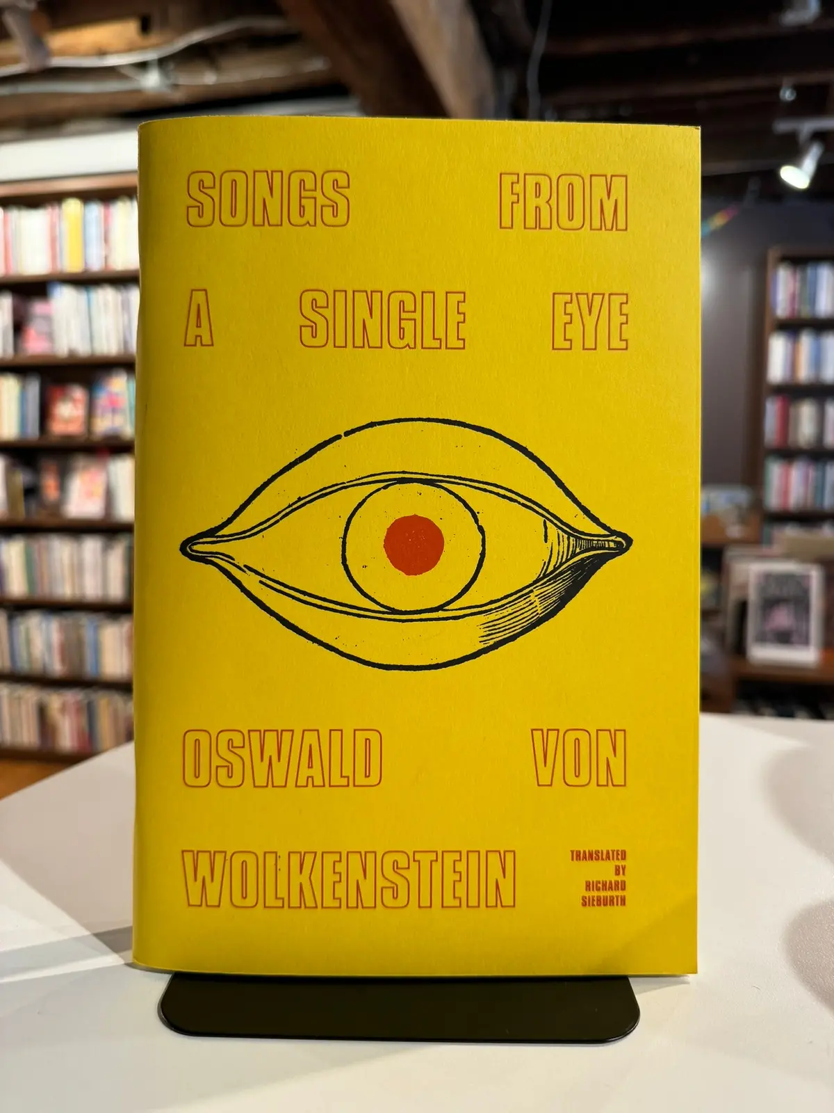 Von Wolkenstein, Oswald / Tr. Sieburth: Songs From A Single Eye 1