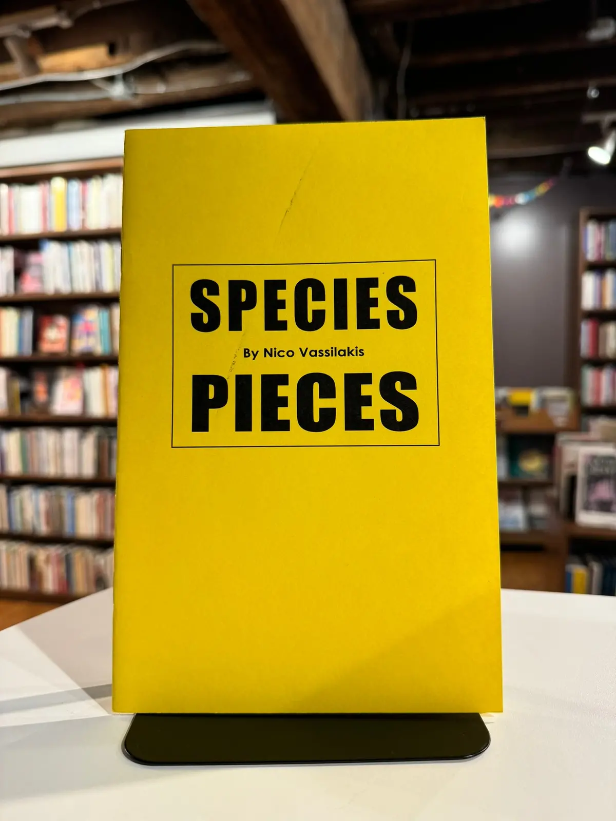Vassilakis, Nico: Species Pieces [Used Chapbook] 1