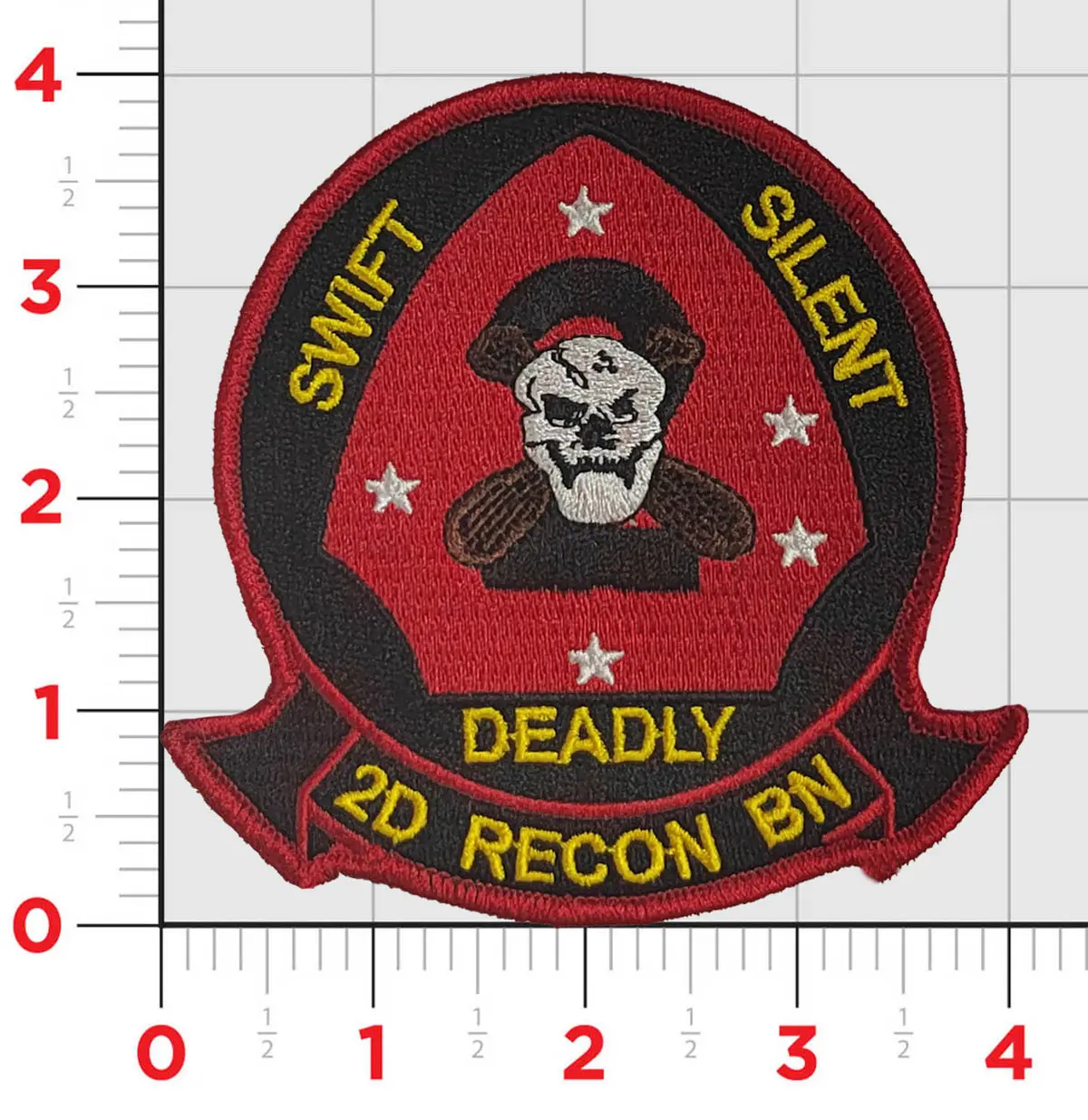 Officially Licensed Usmc  2Nd Recon Patch 1