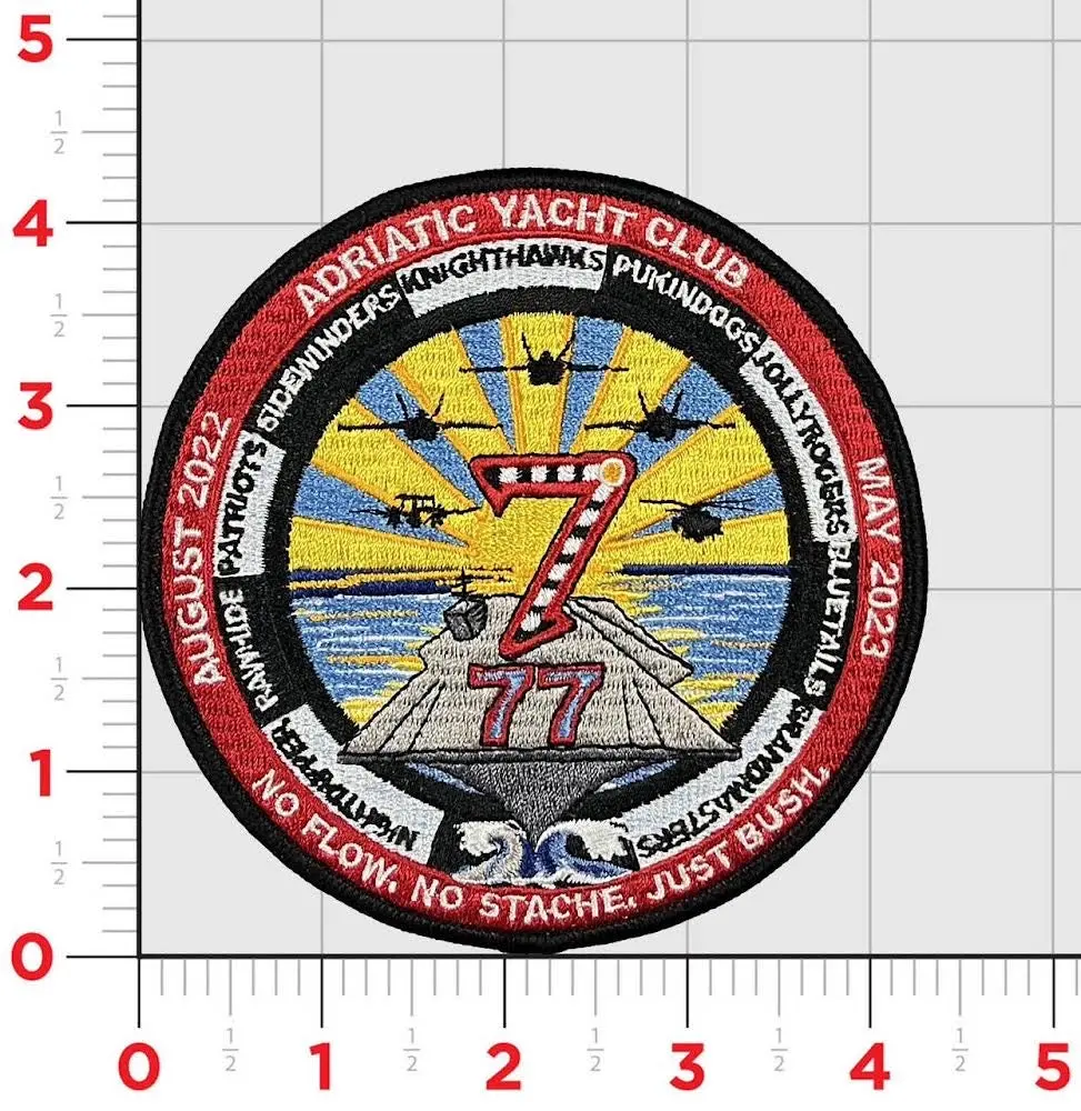 Official Vfa-136 Knighthawks 2022-23 Bush Cruise Patch 1