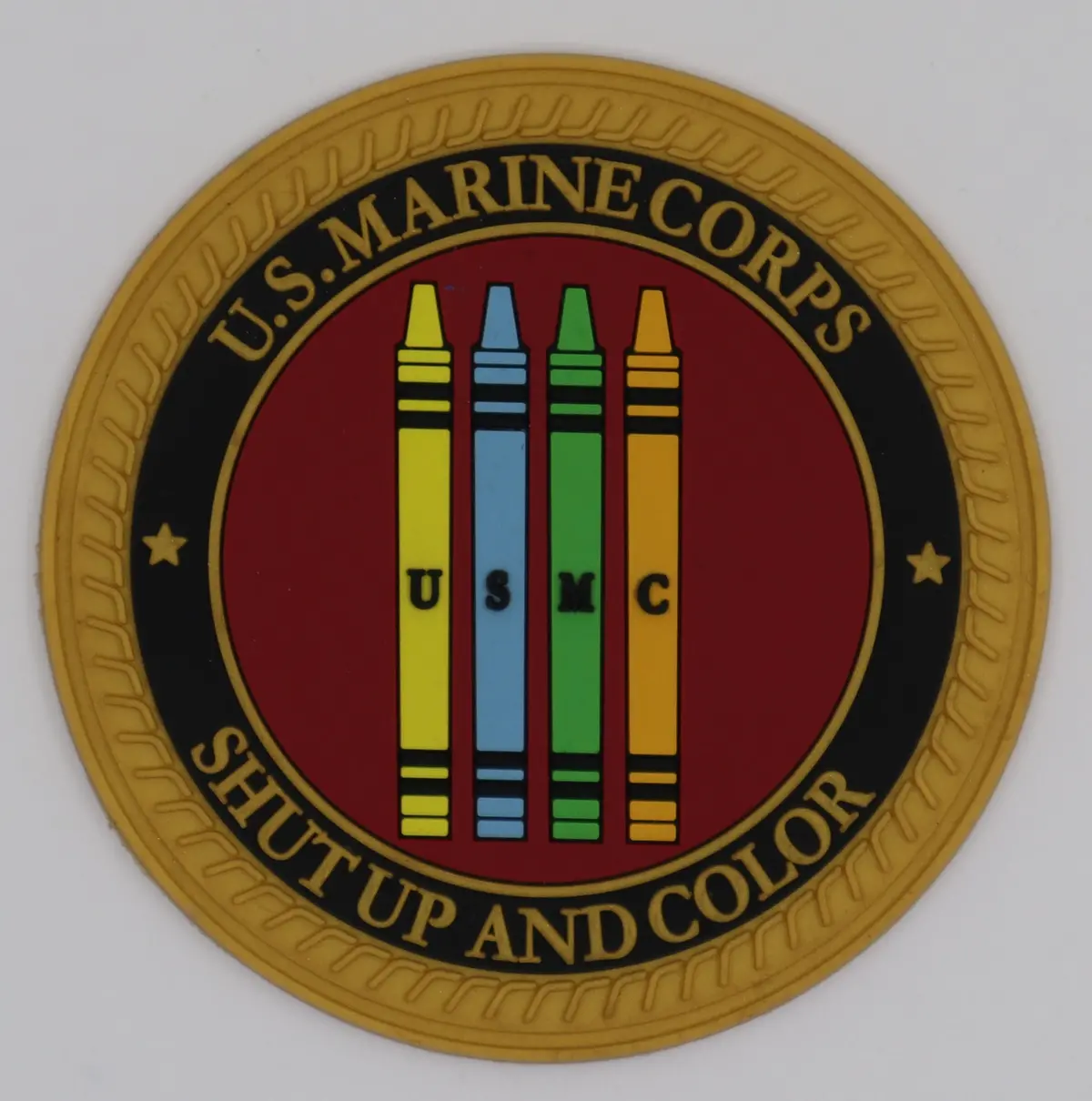 Usmc Shut Up And Color Pvc Patches 1