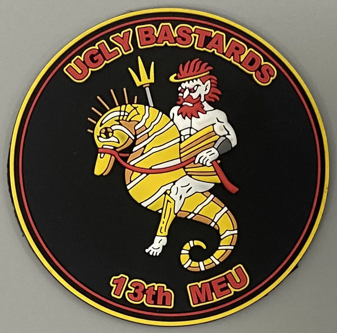 Official Vmm-362 Ugly Angels & 2Nd Battalion 4Th Marine Regiment Ugly Bastards 13Th Meu Pvc Shoulder Patch 1