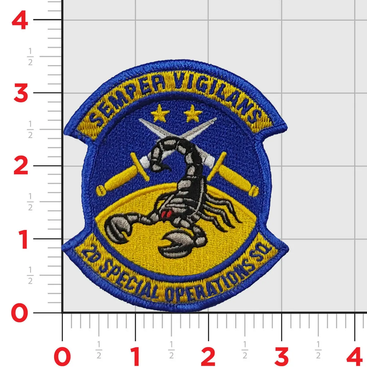 Usaf 2Nd Sos Special Operations Squadron Patch 1