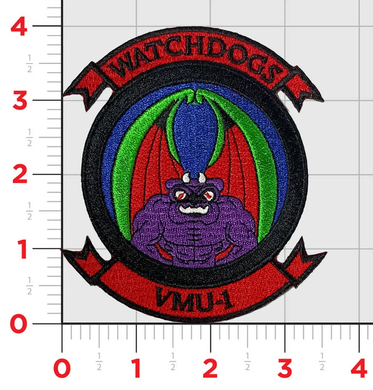 Officially Licensed Usmc Vmu-1 Watchdogs Throwback Patch 1