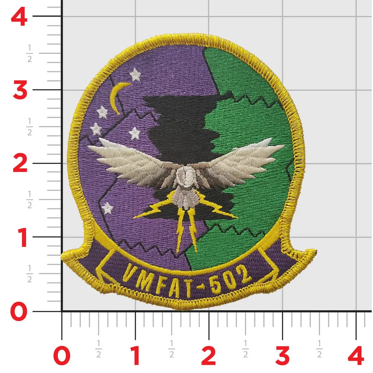 Official Vmfat-502 Nightmares Nola Chest Patch 1