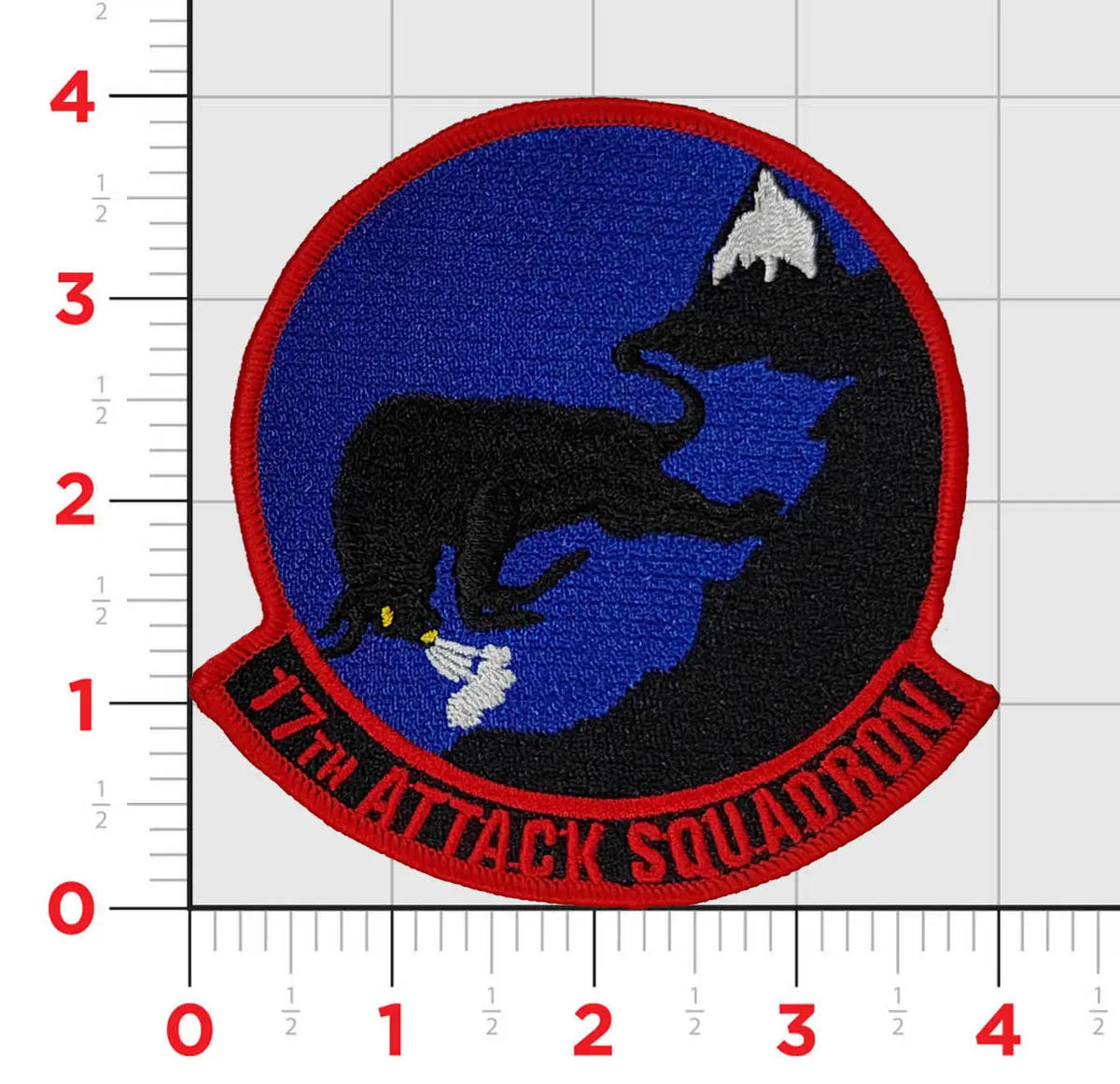 Official Usaf 17Th Attack Squadron Bulls Patch 1