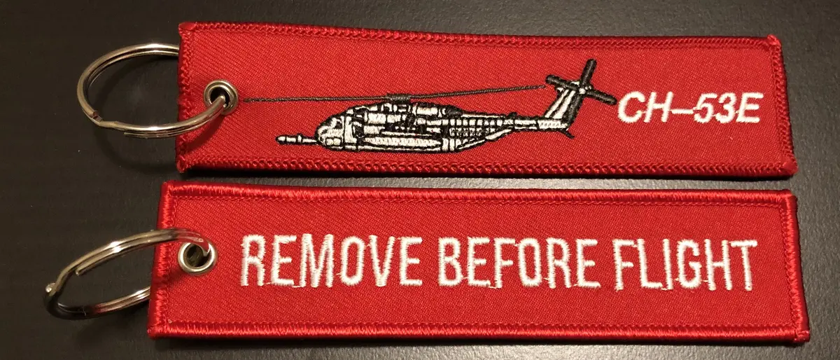 Usmc Ch-53E Remove Before Flight Key Ring 1
