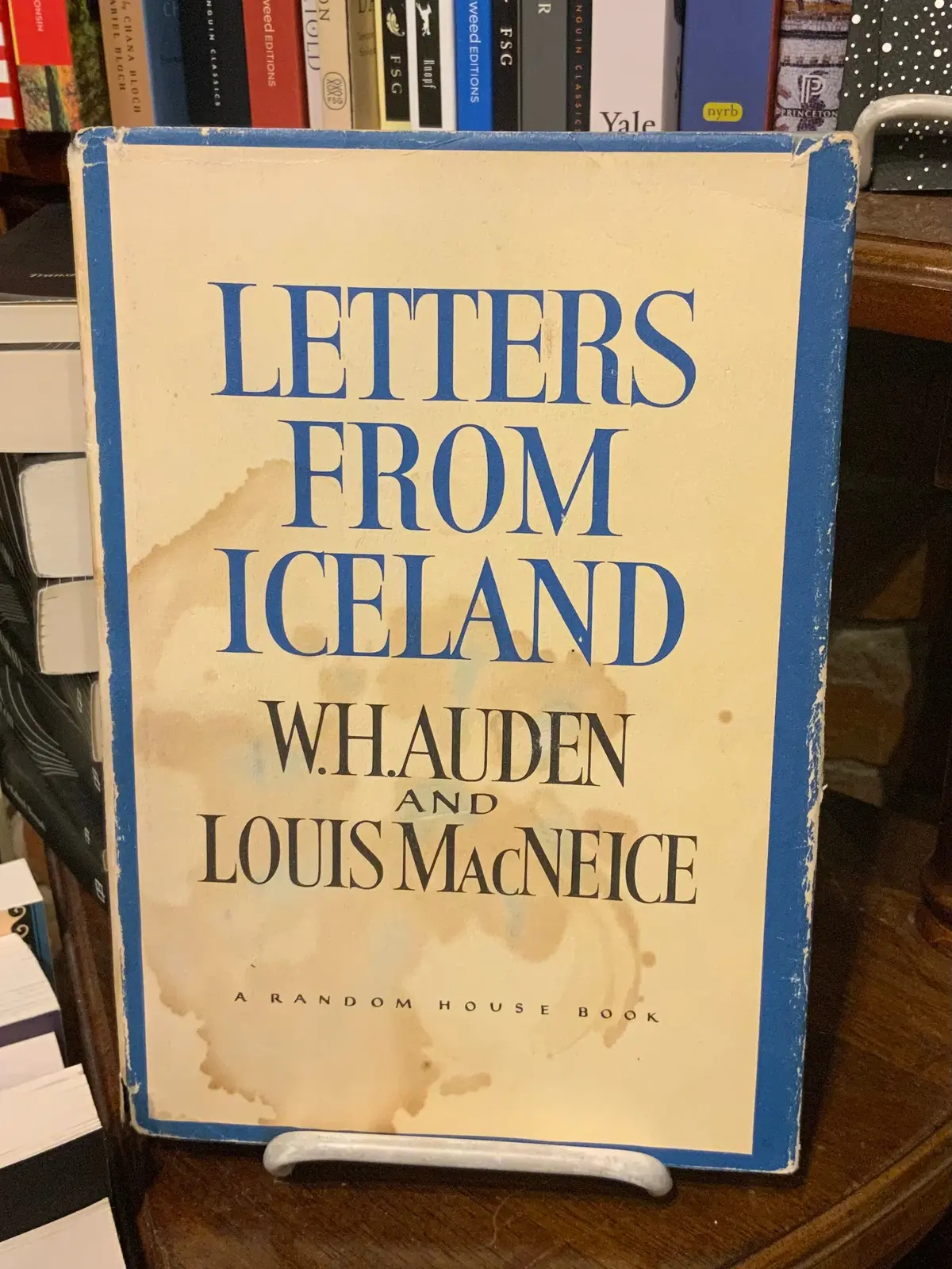 [Rare] Auden, W.H. & Macneice, Louis: Letters From Iceland 1