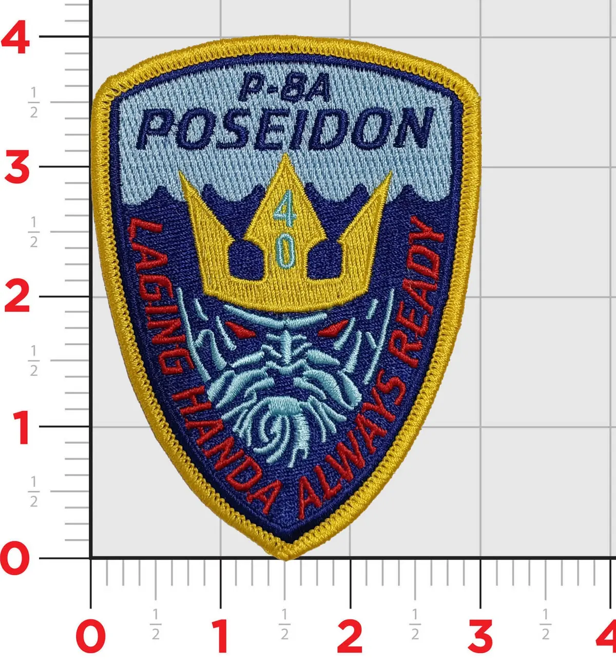 Official Vp-40 Fighting Marlins Shoulder Patches 8