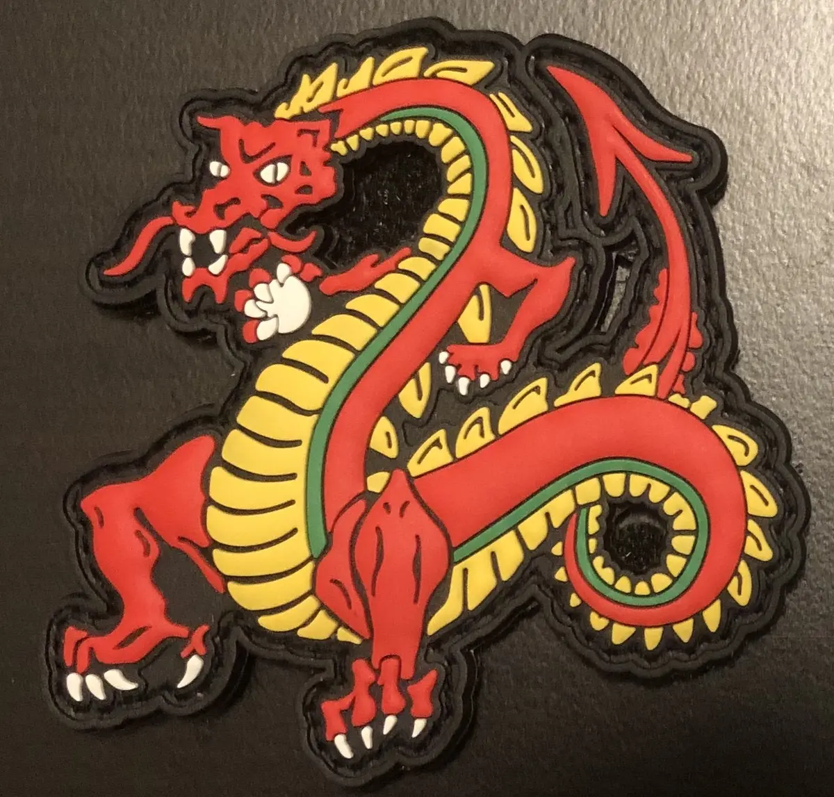 Official Vmm-268 Red Dragon Mascot Trixxie Pvc Patch 1